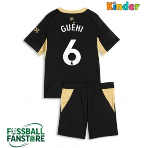 Manchester City Marc Guehi #6 Replik Auswärtstrikot Kinder 2026-27 Kurzarm (+ Kurze Hosen)